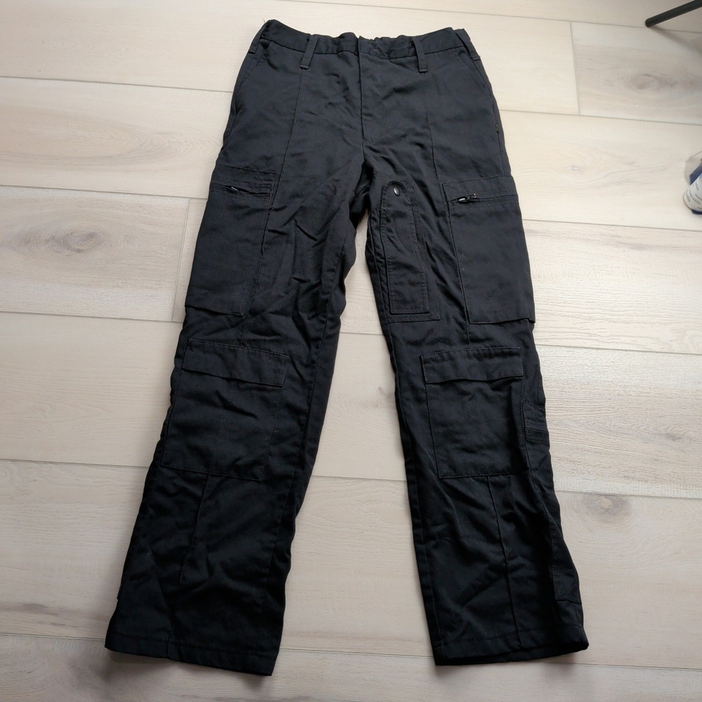 Gibson & Barnes Tactical Cargo Pants Mens 32R Black Pocket Utility Work 32x31